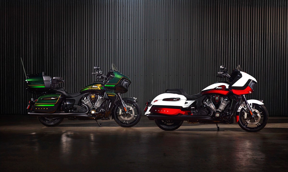 2025 Indian Motorcycle Pursuit Elite and Challenger Elite limited edition models.