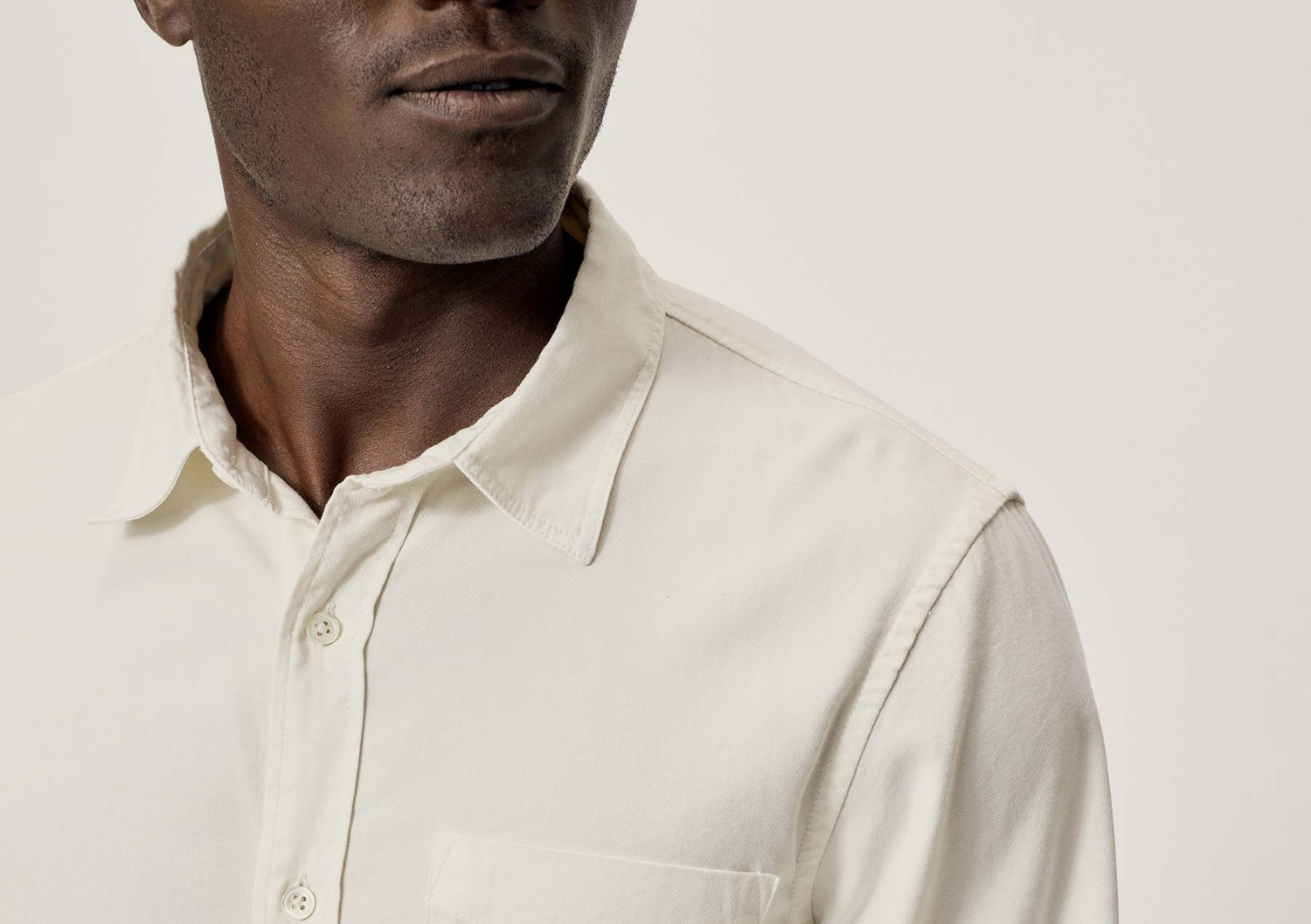 Buck Mason Twill close up