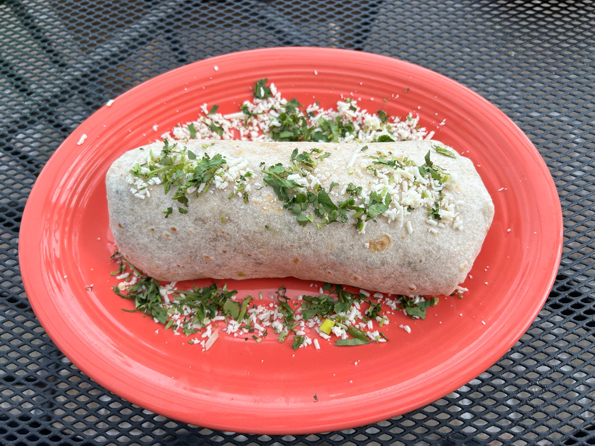 Carnitas burrito at COMO Truckee
