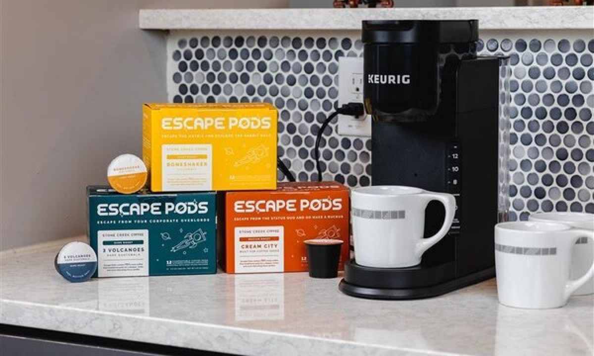 Stone Creek Coffee Escape Pods