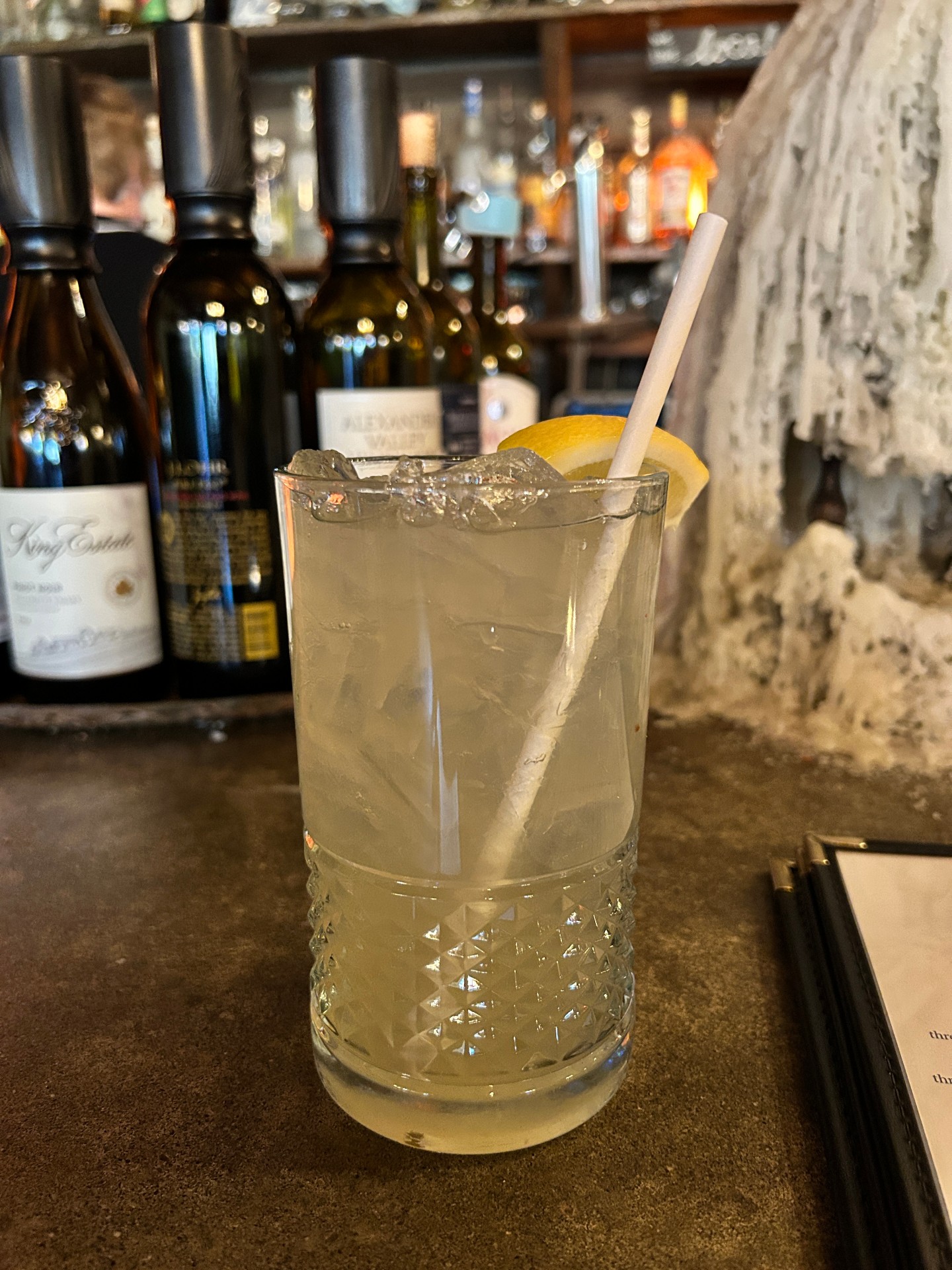 Fresh lemonade at the Homegrown Gastropub