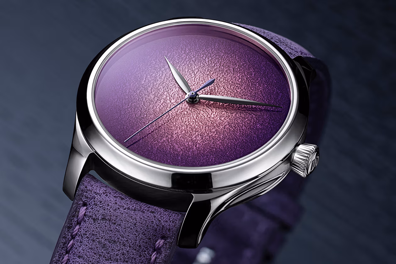 Endeavour Centre Seconds Concept Purple Enamel