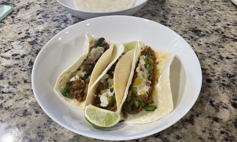 Mango pork salsa tacos HelloFresh