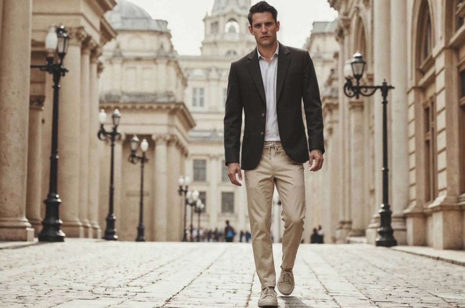 Hockerty SS25 linen jacket and pants