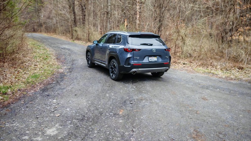 Mazda CX-50 Meridian on a trail