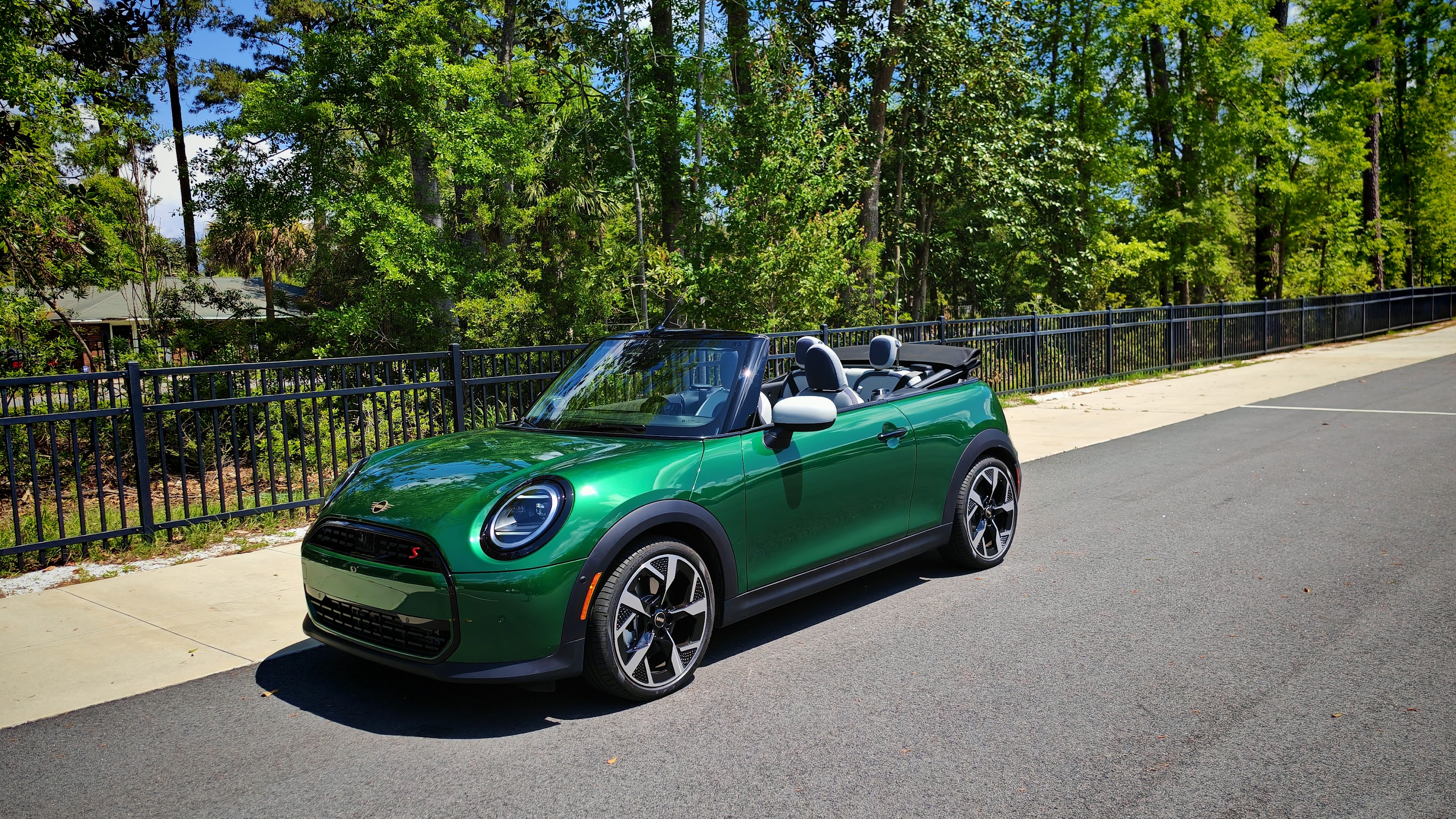 2025 Mini Cooper S Convertible front 3/4 view