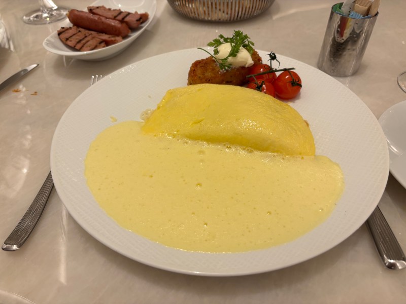 Eggs at La Fontaine Las Vegas