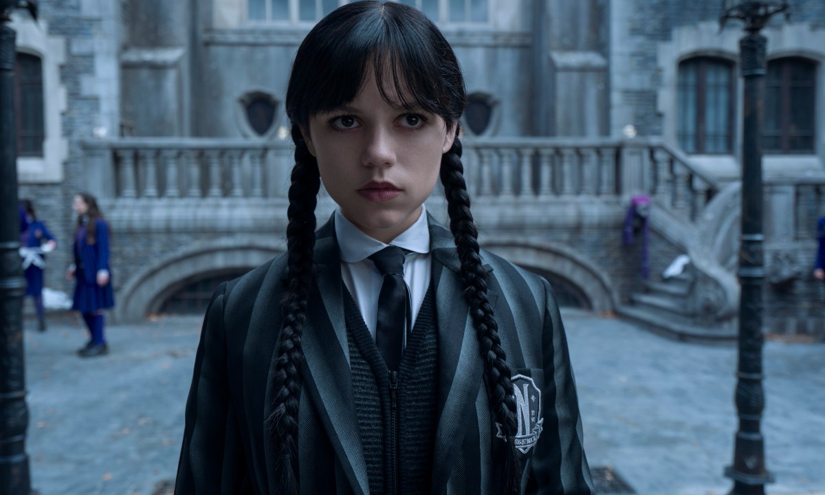 Jenna Ortega in Wednesdaey