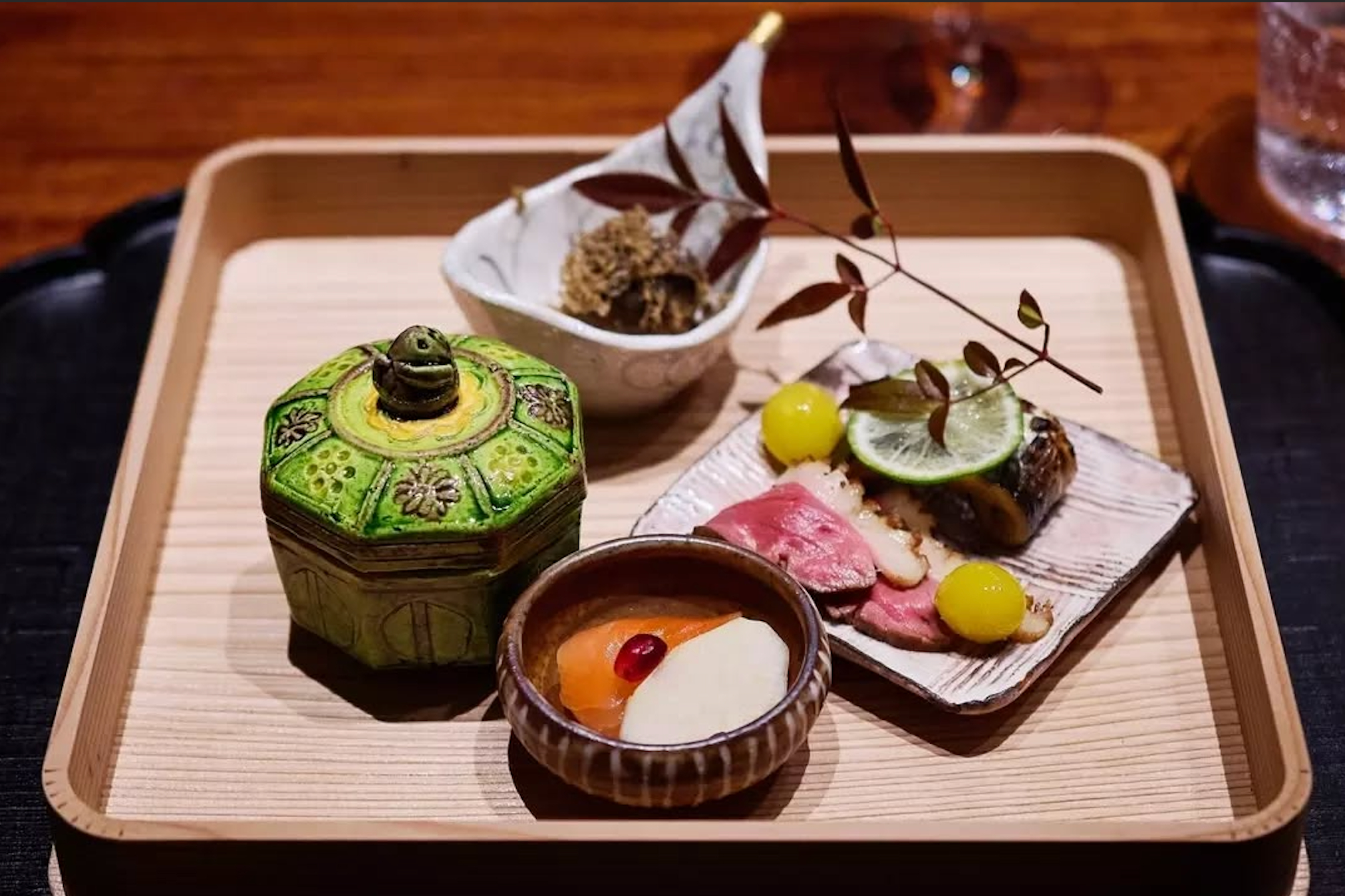 Kappo Sono kaiseki course.