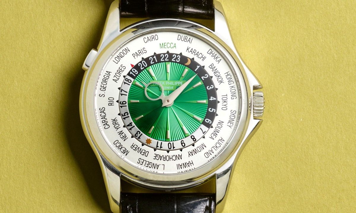 Mecca Patek Phillipe yellow background