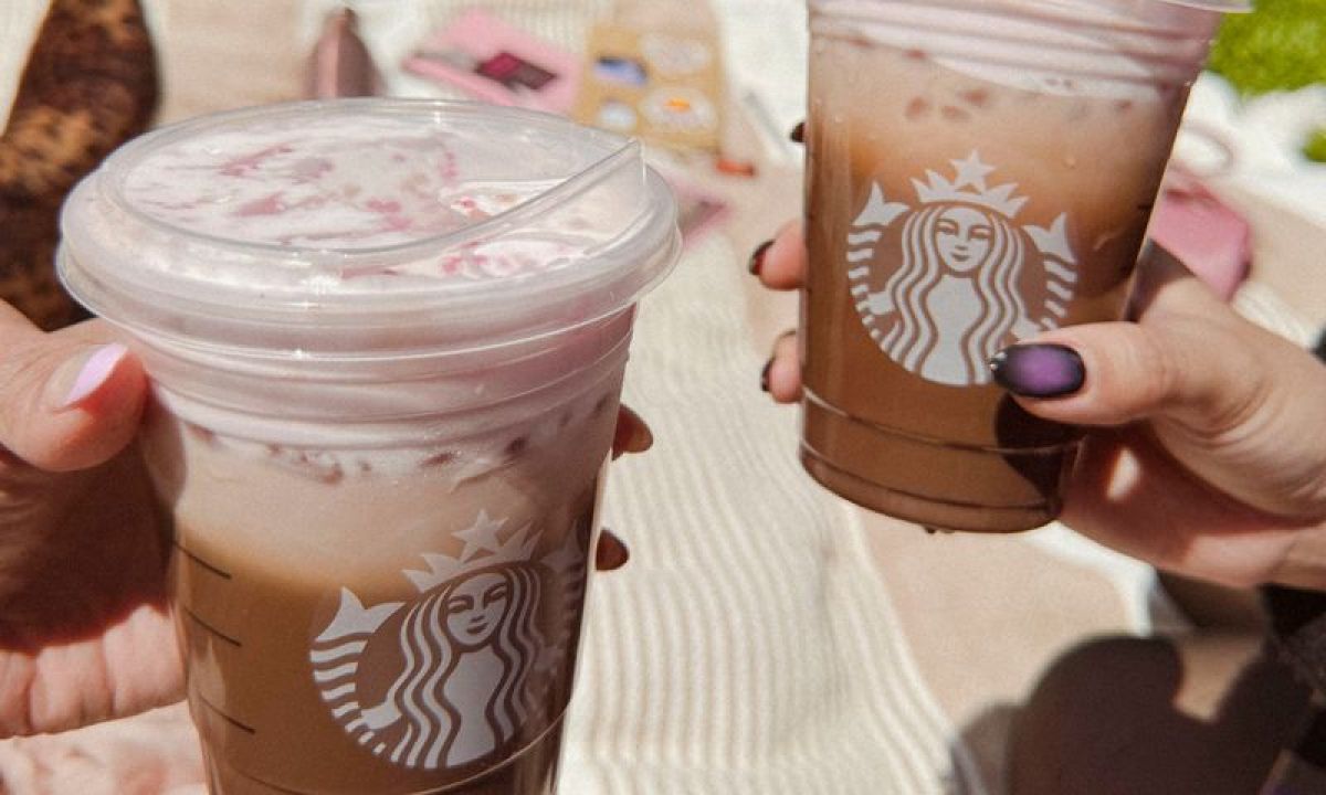 Starbucks Iced Mocha with Cherry Cream Cold Foam