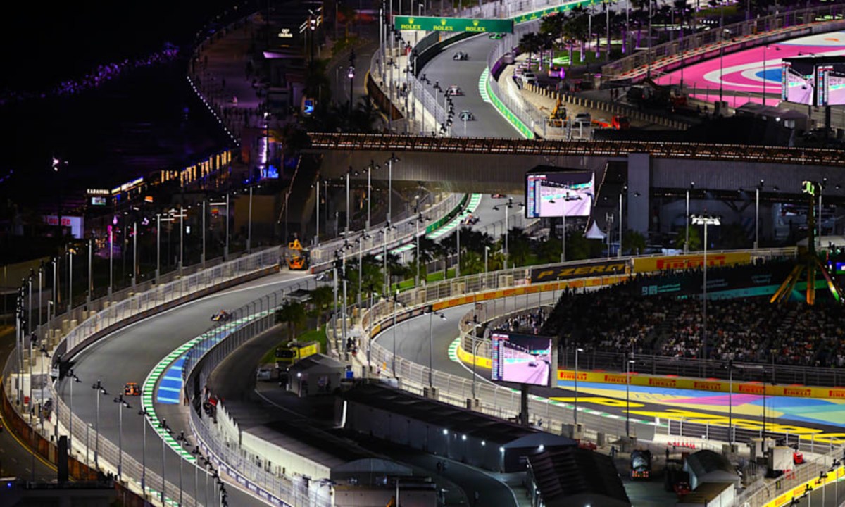 Saudi Arabian Grand Prix at the Jeddah Corniche Circuit.