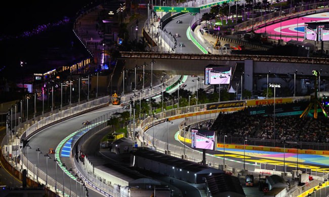 Saudi Arabian Grand Prix at the Jeddah Corniche Circuit.