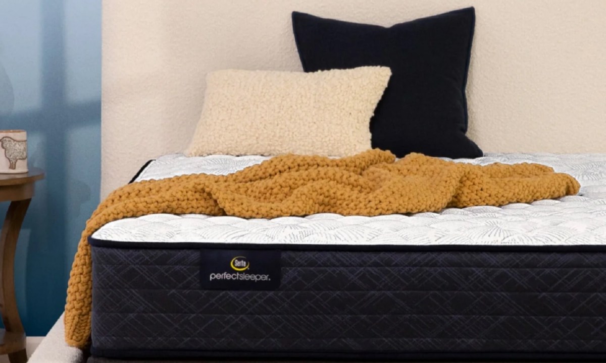 The Serta Perfect Sleeper Innerspring Mattress in the bedroom.