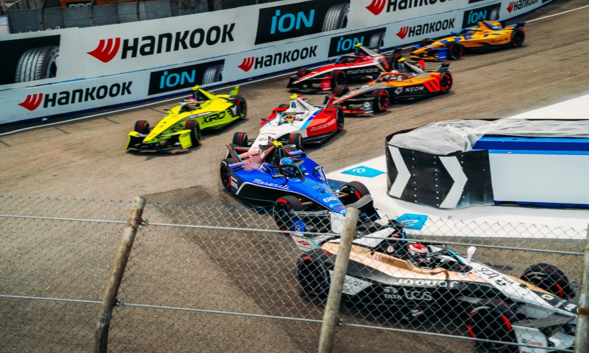 Formula E race in Sao Paulo
