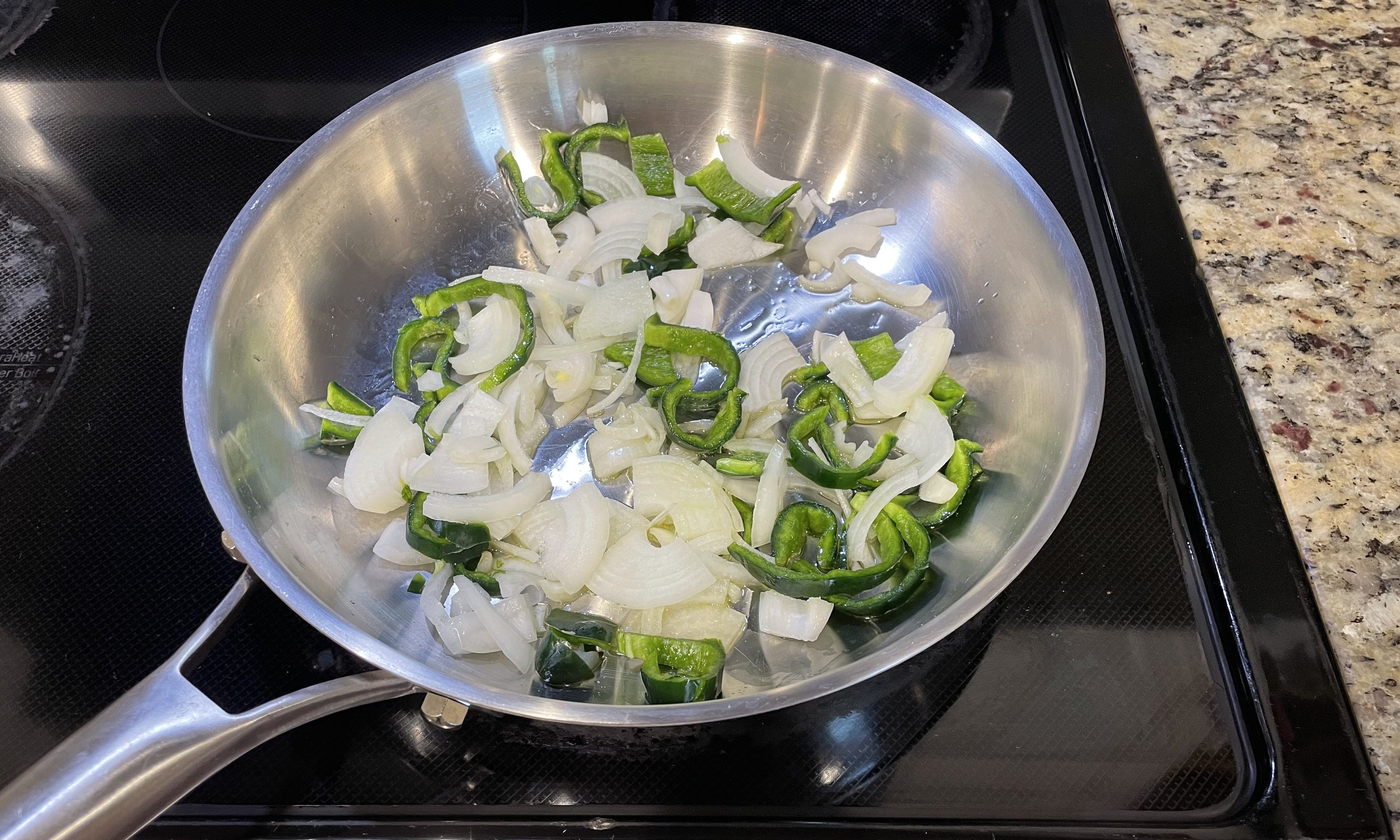 HelloFresh pan cooking