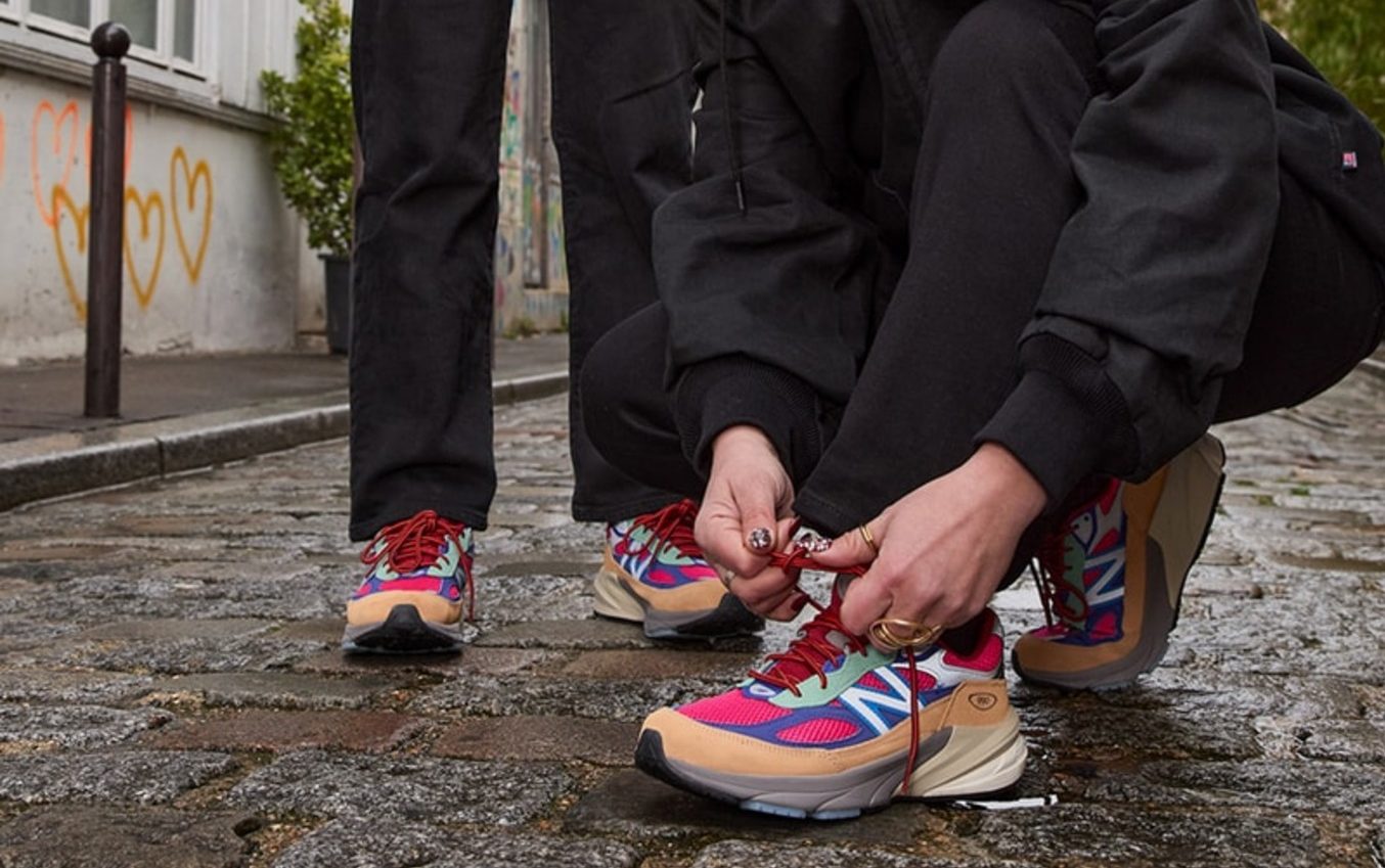 models wearing action bronson x new balance