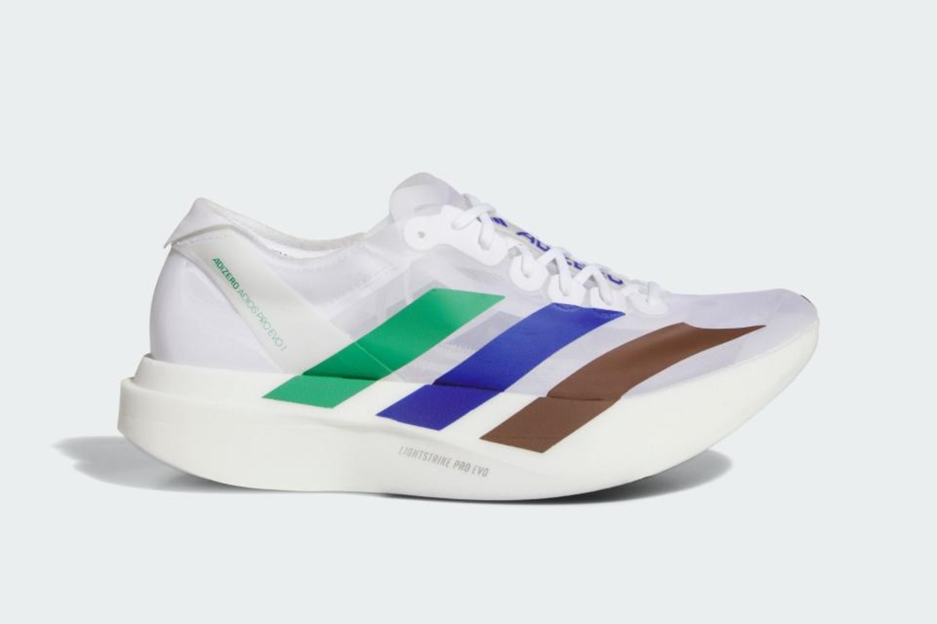 side profile of adidas adizero