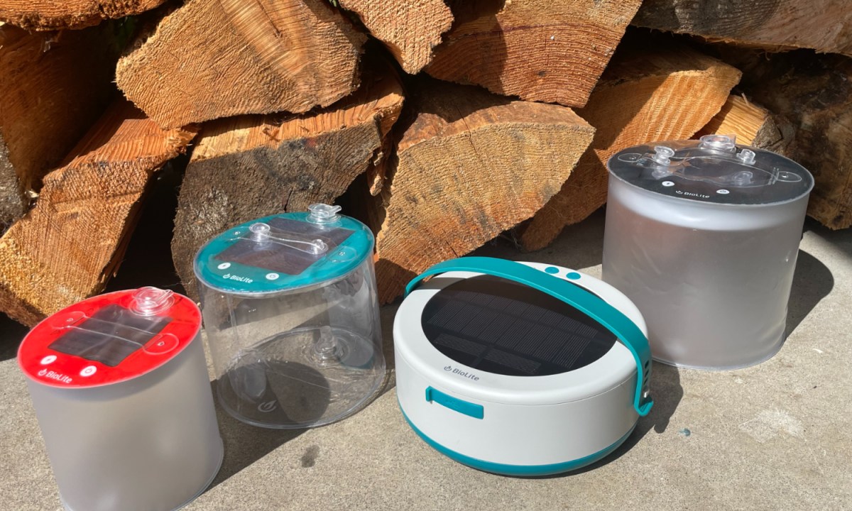 BioLite solar lanterns and string lights