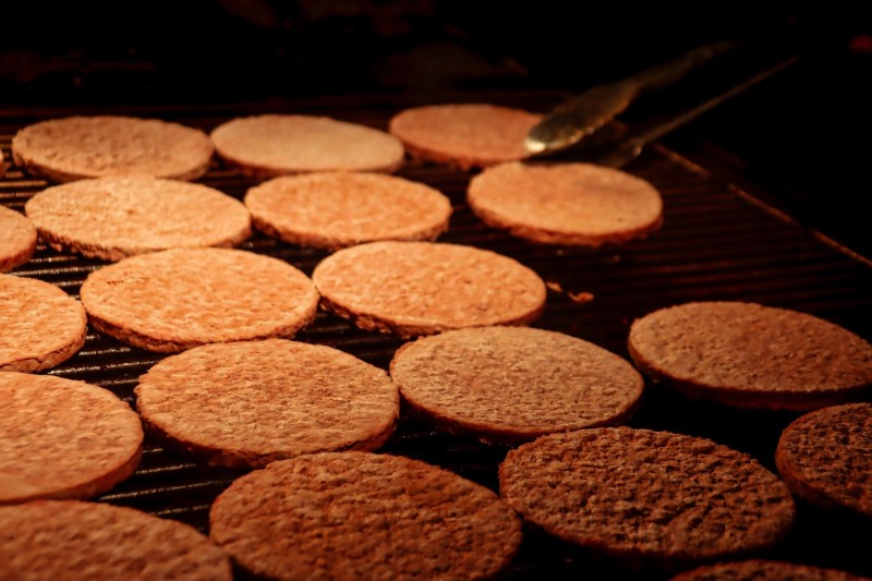 Frozen burgers