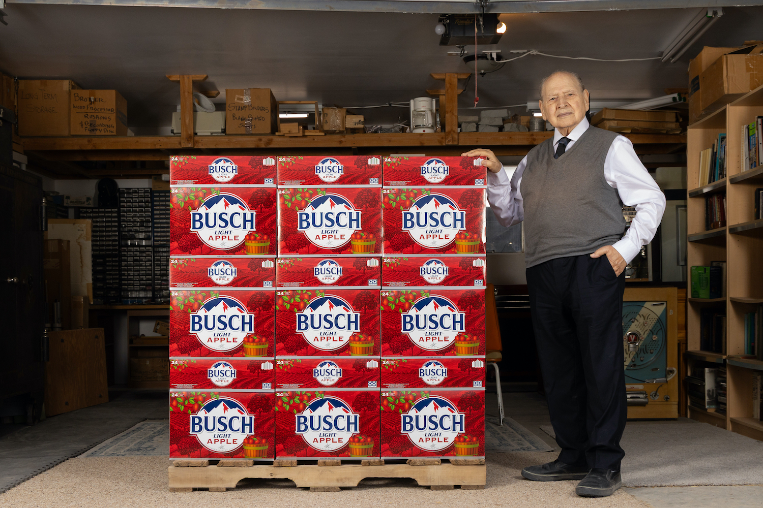 Ronald Wayne for Busch Light.
