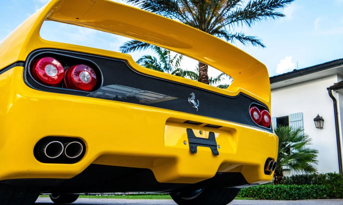 once owned by ralph lauren this stunning ferrari f50 is just one of two in existence and going up for auction may fetch nearl