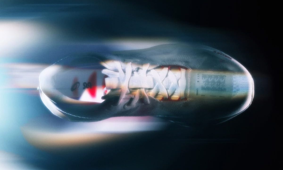 overhead editorial view asics nova 5