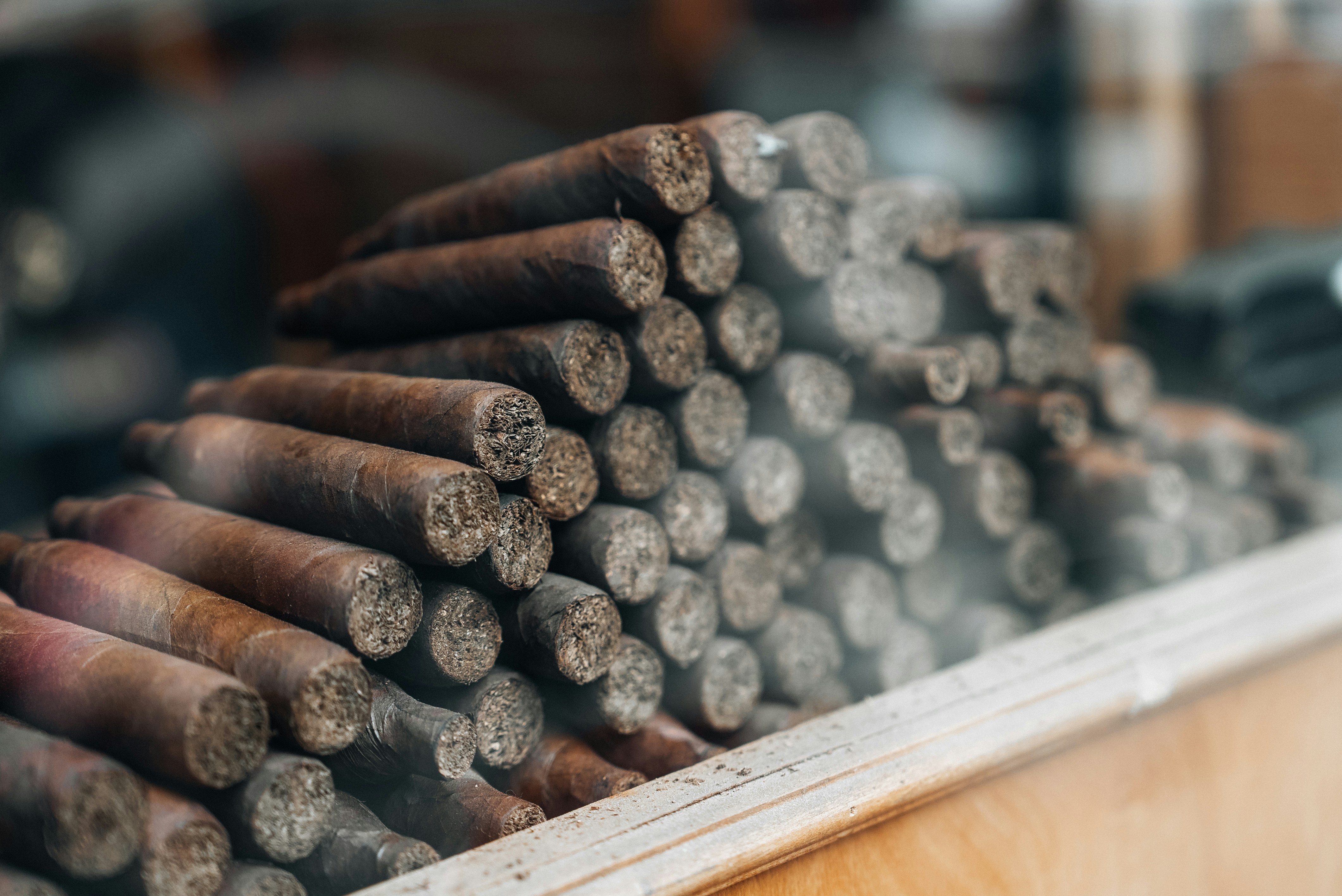 A stack of cigars