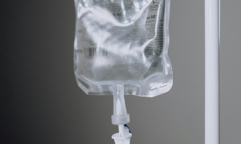 intravenous bag of iv fluiids