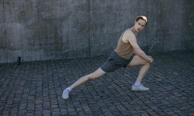 man doing lunge