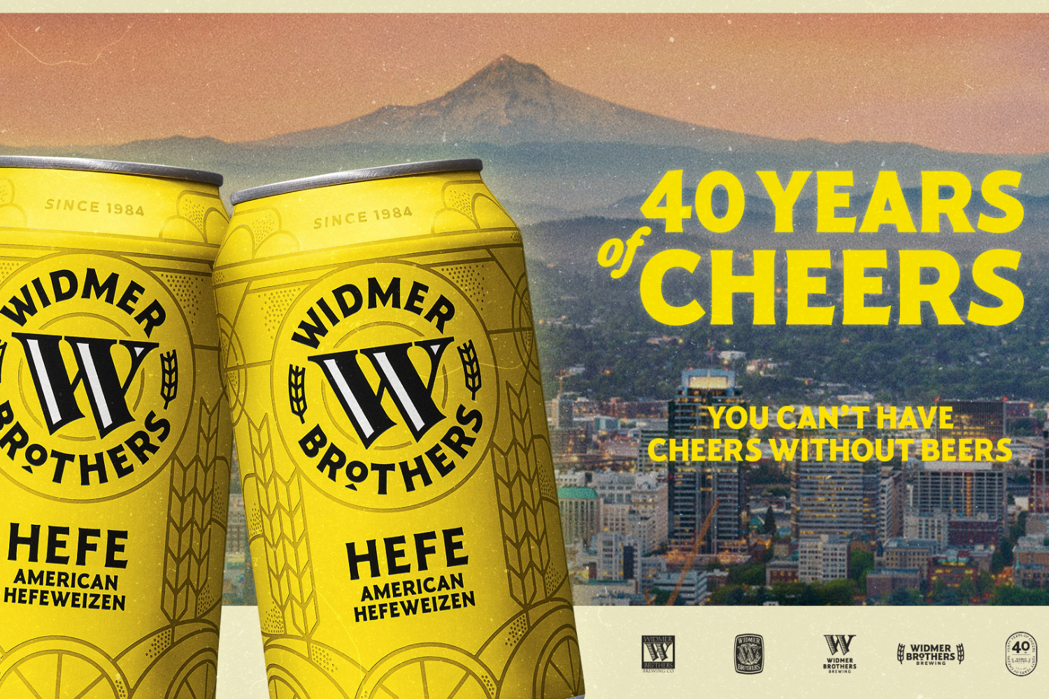 Widmer Brothers 40 Years of Cheers.