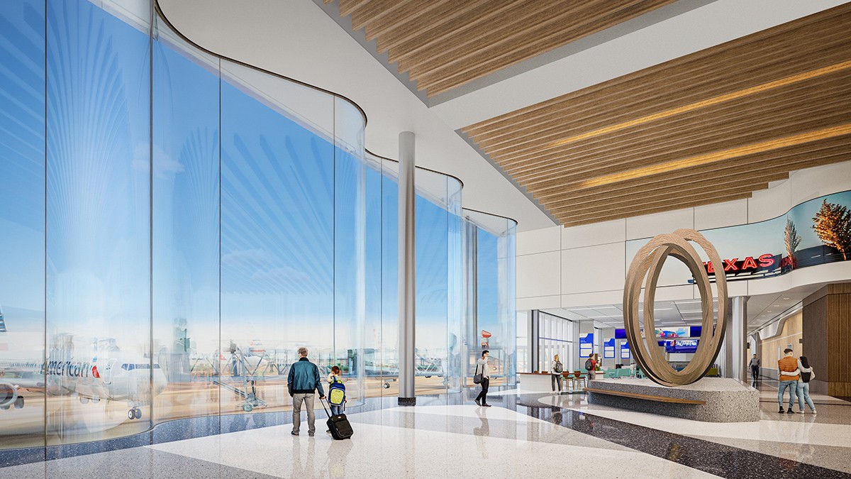 DFW Terminal F interior