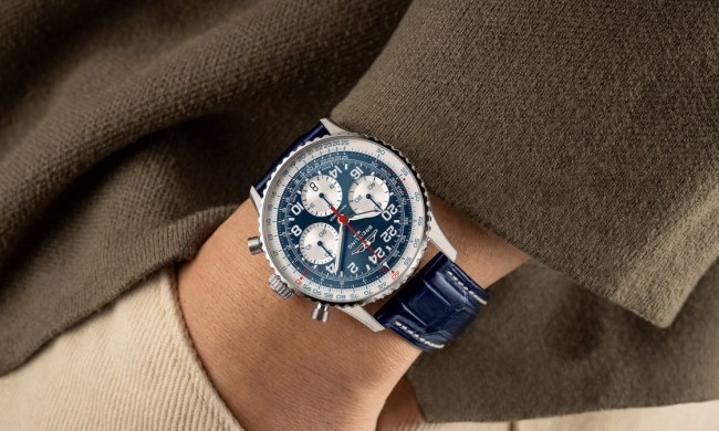 Breitling scott carpenter platinum watch