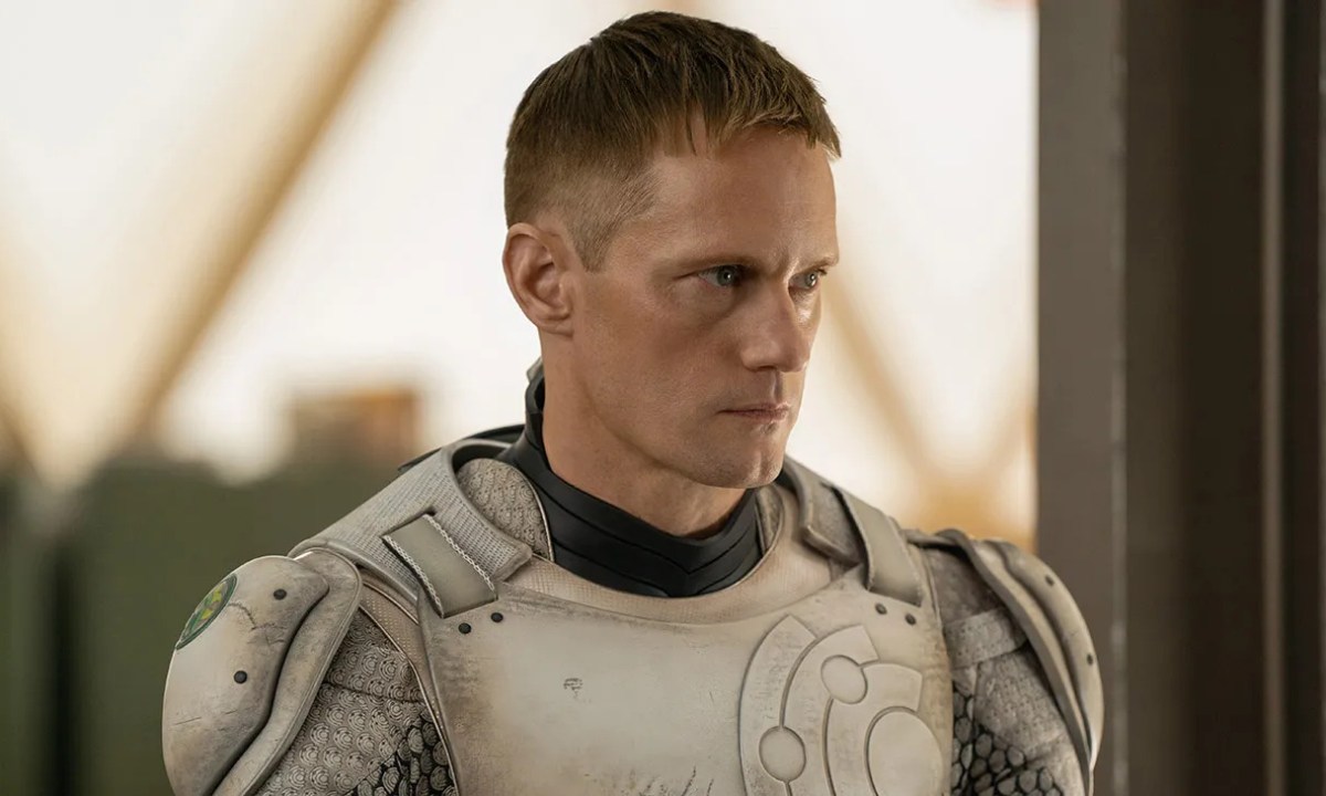 Alexander Skarsgard in Murderbot