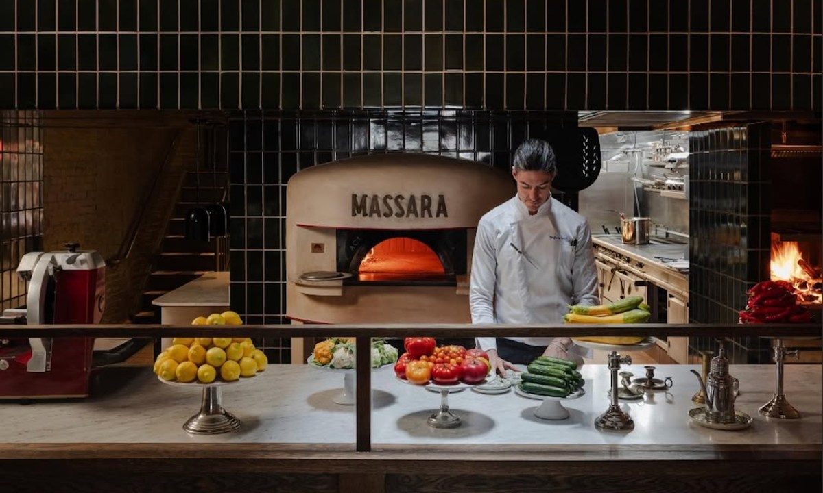 chef stefano secchi in kitchen