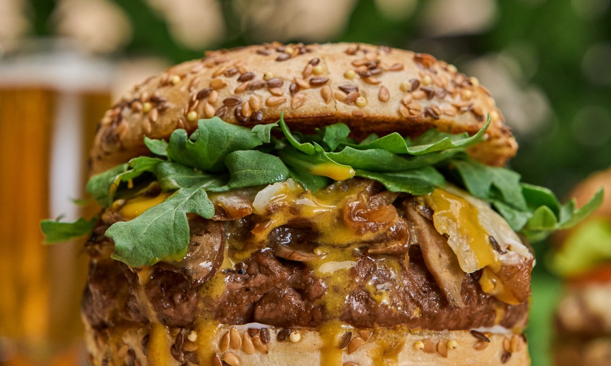 Verde Grass fed burger