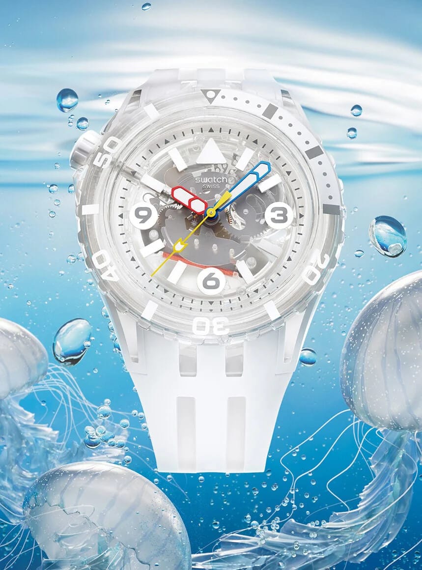 SCUBAQUA debuts latest collection of 5 premium watches, this version in white