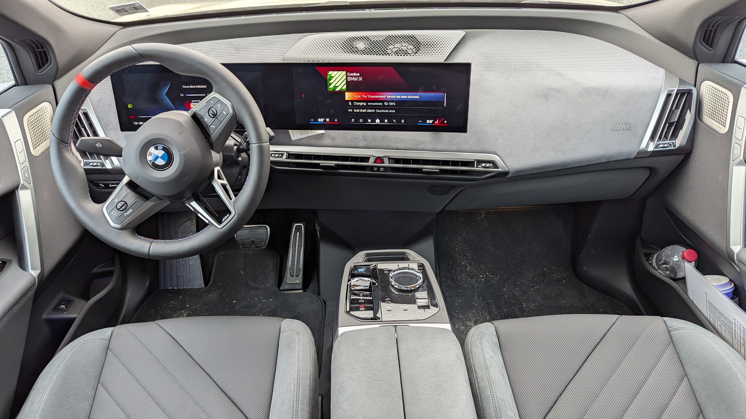 The 2026 BMW iX M70 Dash