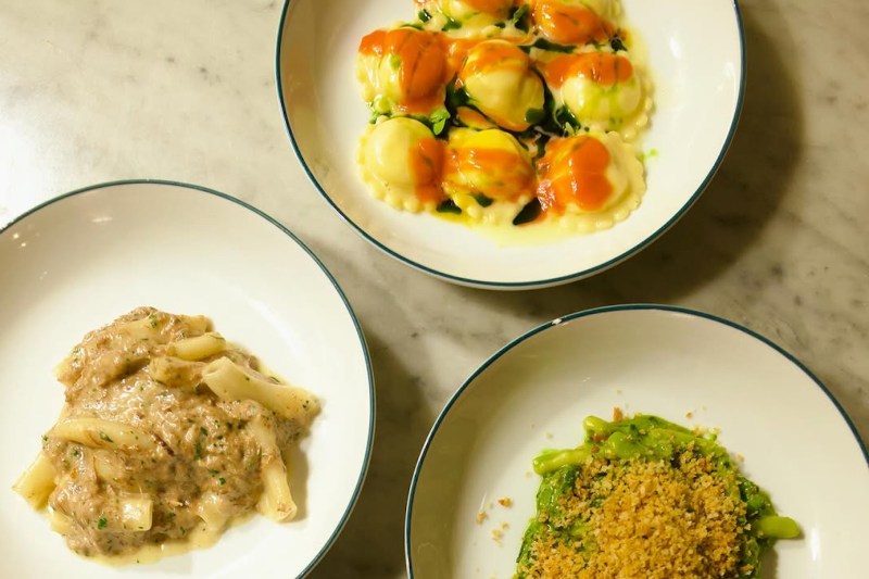 pasta courses at Massara NYC