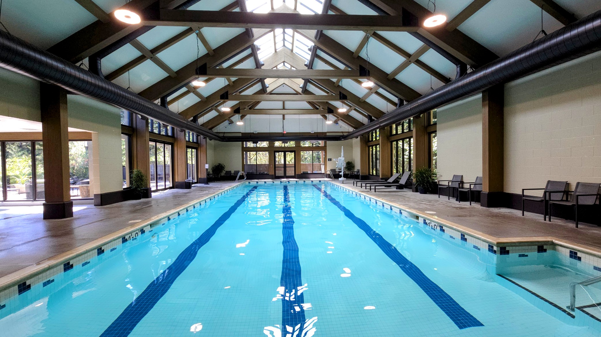 New pool at Skamania Lodge