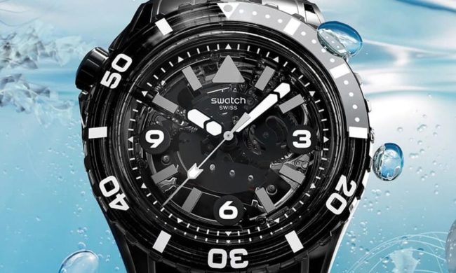 the all-new Black Swatch SCUBAQUA