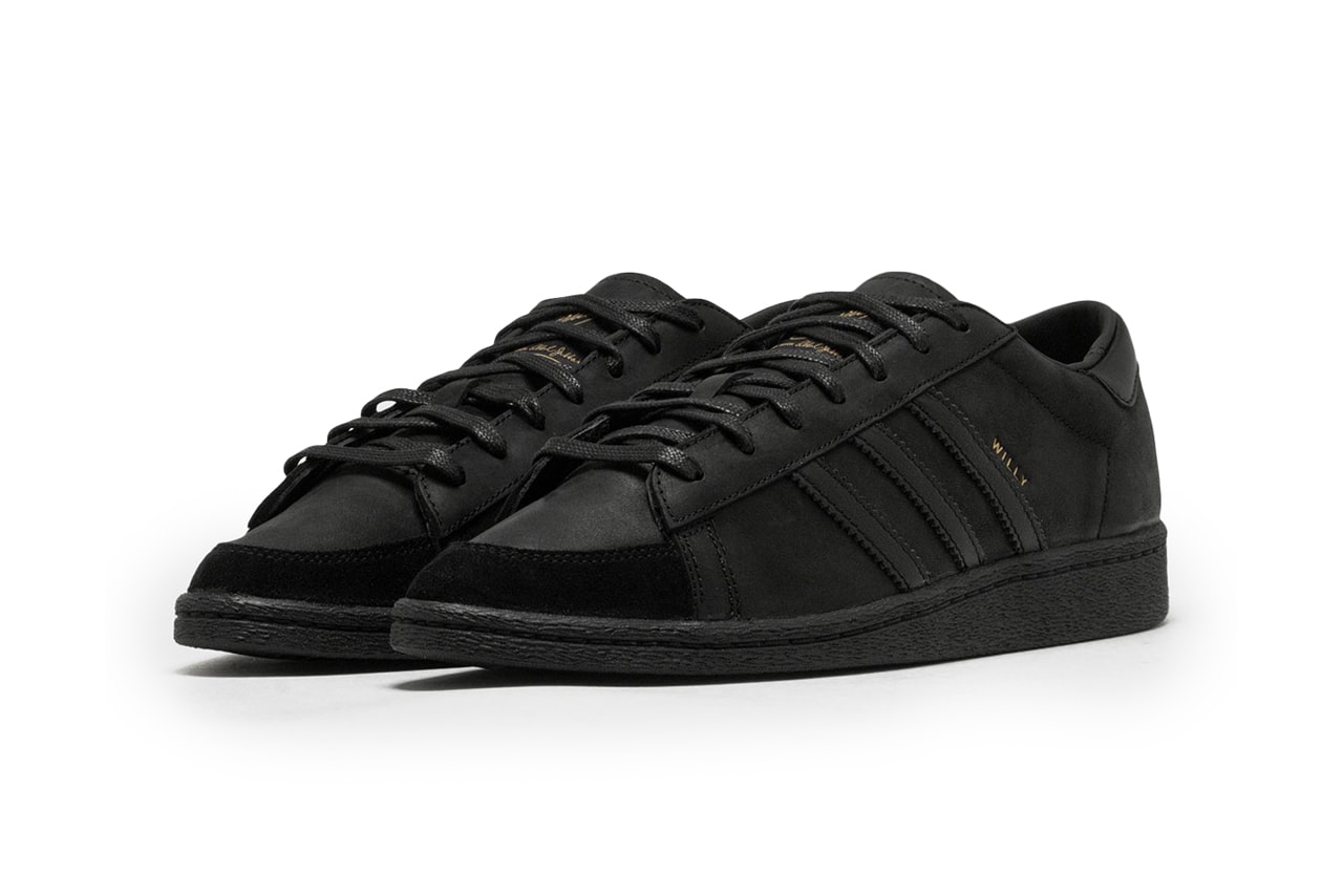 willy chavarria x adidas black sneaker