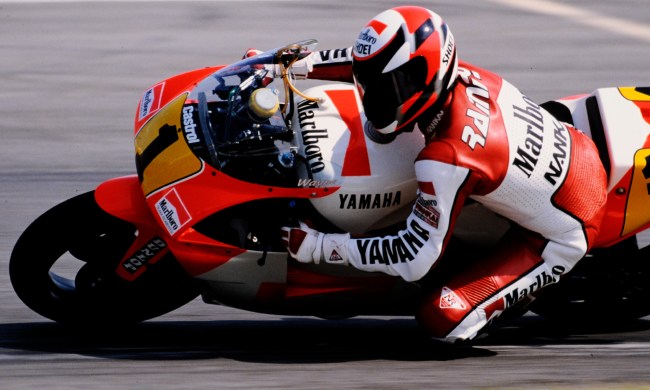 World Champion Wayne Rainey in 1991.