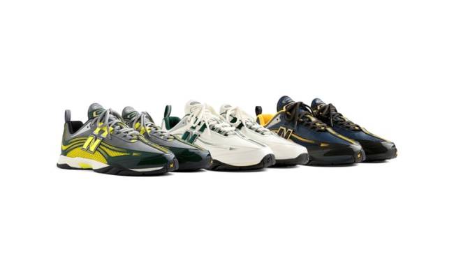 trio of new balance and Aimé Leon Dore sneakers