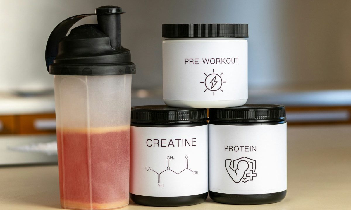 preworkout protein shake creatine drink