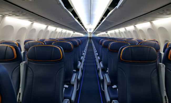 empty airplane seats