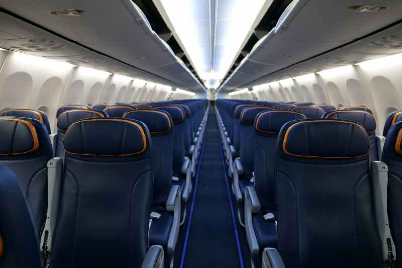 empty airplane seats
