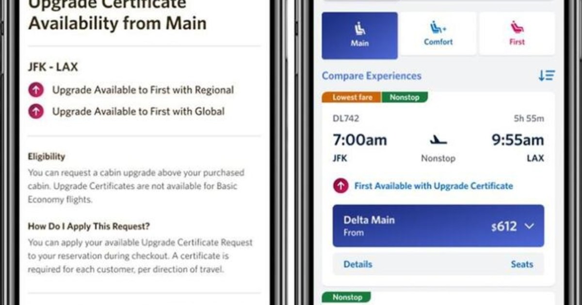 Delta’s revised app includes these upgrades