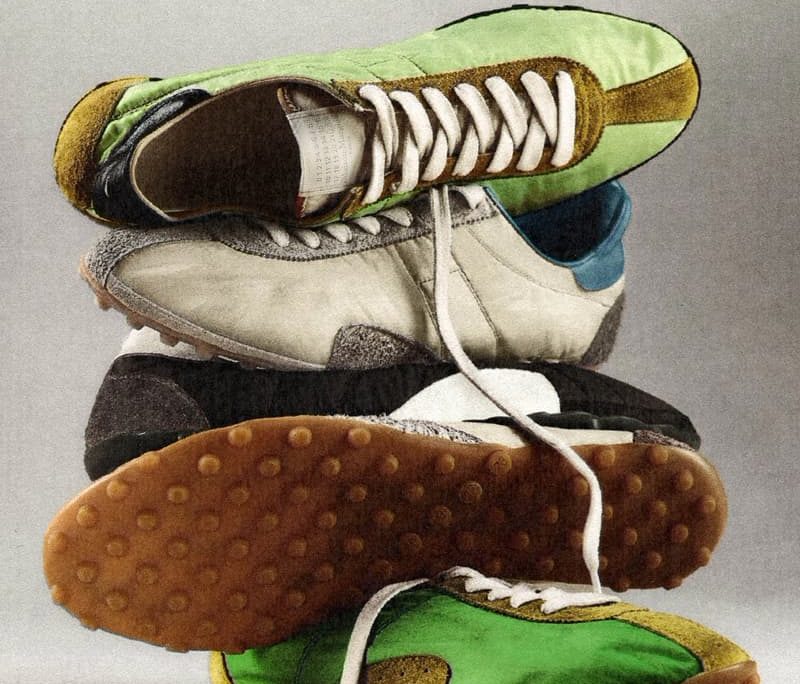 ★Maison Margiela★ グリーン Sprinters スニーカー Maison Margiela Sprinters スニーカー | グリーン | FARFETCH JP