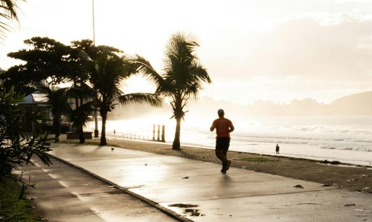 man running